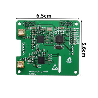 NEW  Soldered MMDVM DUPLEX hotspot Support P25 DMR YSF NXDN DMR SLOT 1+ SLOT 2 for Raspberry pi + OLED