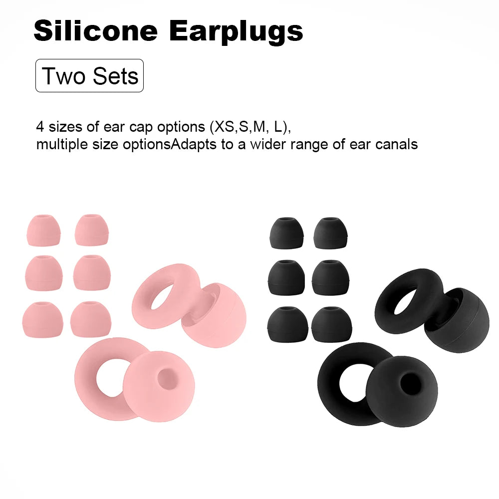 Concert Ear Plugs, High Fidelity Noise Cancelling Silicone Ear Plugs, Reusable Ear Plugs for Musicians, , Focus and Sleep