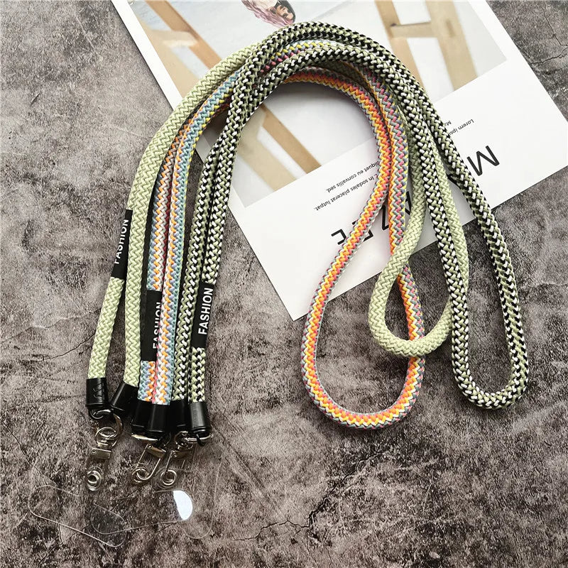 Cell Phone Neck Strap Braided Lanyards Universal Pendant for Mobile Case Lanyard Strap for Phone Charm Upgrade Rope for Keys