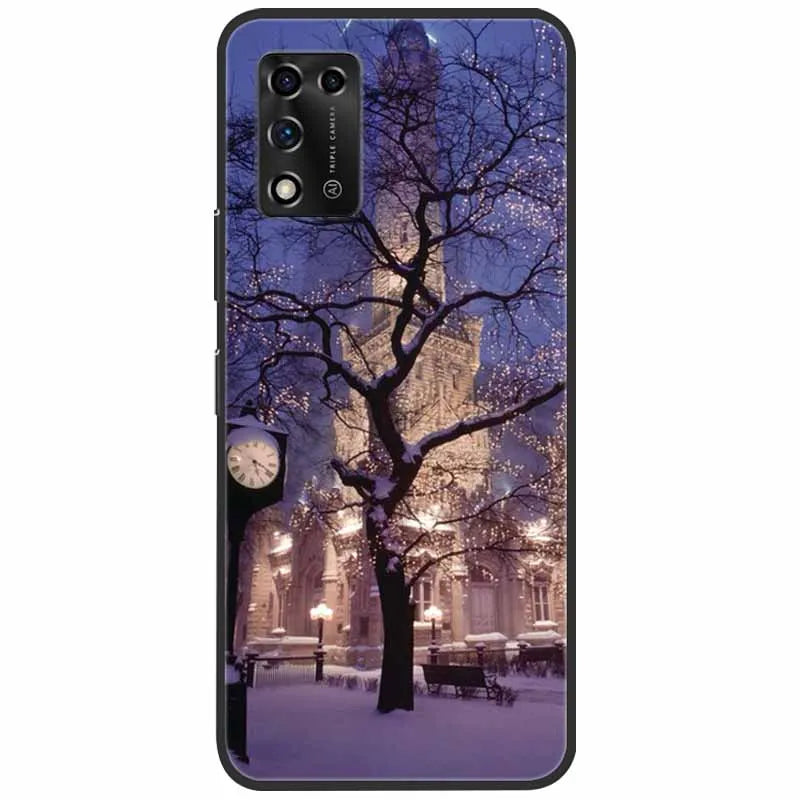 For ZTE Libero 5G II Case Marble Soft Silicone Protective Back Covers for ZTE Libero 5G III A202ZT 2022 5GIII Flower Coque TPU