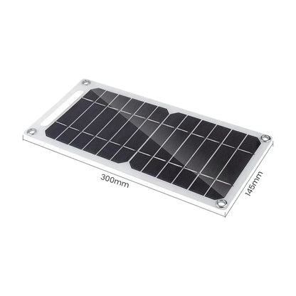 Portable Battery Mobile Phone Charging Bank Charging Panel 6.1V 35W Solar Panel With USB Waterproof Outdoor Hiking And Camping