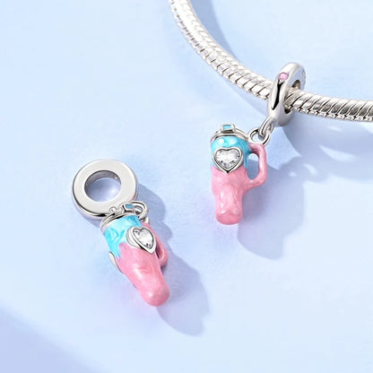 New IN 925 Sterling Silver Charms Beads Headphones Snail Fox Rose Pendant Jewelry Fit Original Bracelet For Women DIY Gift