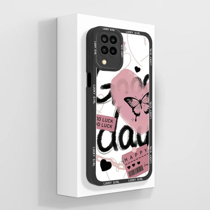Cases For Samsung Galaxy A12 M12 F12 Back Cover Fashion Avocado Design Matte Liquid Silicone Soft Screen Protector Bumper Fundas