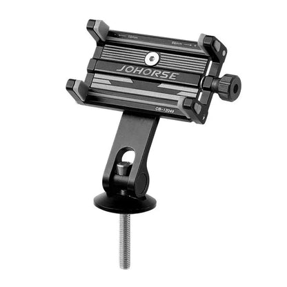New Bicycle Phone Holder Aluminum Alloy Four-claw Phone Mount Mountain And Road Bike Riding Phone Mount Universal Bicycle Equ