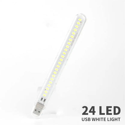 Mini Portable Led Usb Light DC5V Ultra Bright Reading Book Lamp 3/8/24LEDs Lights For Power Bank PC Laptop Notebook Lighting
