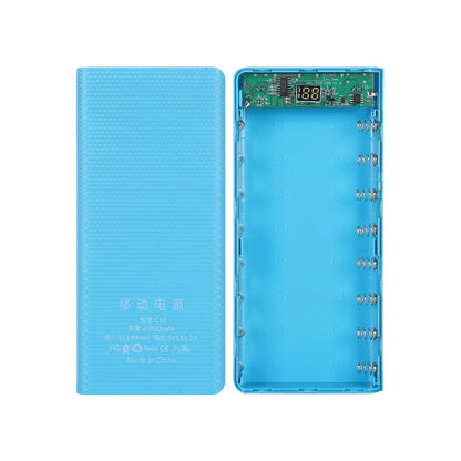 DIY 8*18650 Battery Power Bank Case 20000mAh solder-free sheath DIY power bank housing kit digital tube display