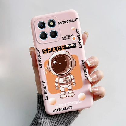 For Honor X6 5G Case VNE-LX1 VNE-LX2 VNE-LX3 Phone Cover Popular Astronaut Soft Funda For Honor X8 TFY-LX1 HonorX8 Bumper Coque