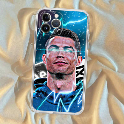 FOOTBALL Cr7 R-Ronaldo Phone Case For IPhone 16 15 8 7 6 6S Plus X SE XR XS 14 11 12 13 Mini Pro Max Mobile Case