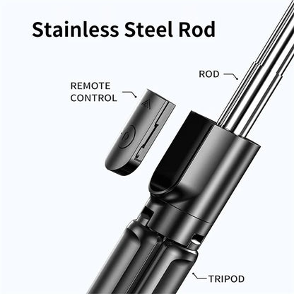 New Phone Holder Handheld 360 Degree Flexible Sports Camera Monopod Stand Mobile Mini Selfie Stick Tripod With Wireless Remote