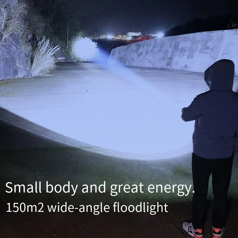 New Ultra Powerful Flashlight 3 Core LED Mini Tactical Flashlight Three-eyed monster LED flashlight