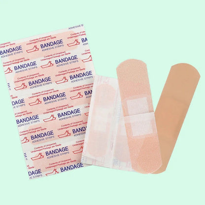 Waterproof Breathable Cushion Band-Aids | Adhesive Plaster Sticker | First Aid Bandage for Wound Care