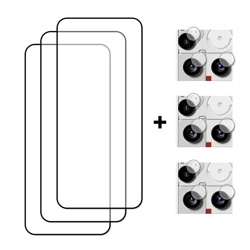 Full Cover Tempered Glass For Nothing Phone 3 Glass Screen Protector Protective Phone Rear Camera Lens Film On Nothing Phone 3