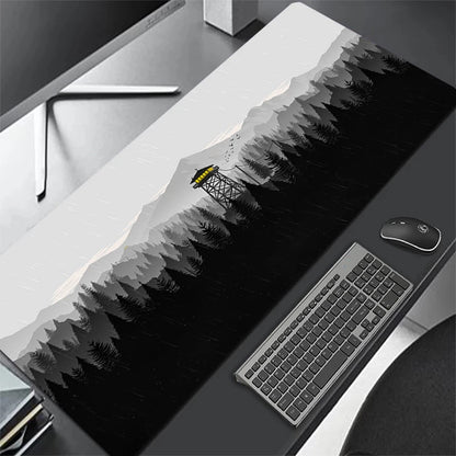Large Personalized Art Gaming Mouse Pad Anime Rubber Edge Computer Mousepad Laptop Desk Mat Locking System for Gamers