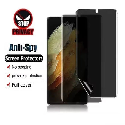 3Pcs Privacy Hydrogel Film For Redmi Note 14 Pro Plus 5G 14S 13 12 12S 11S 10S 10T Screen Protector Without Fingerprint Unlock