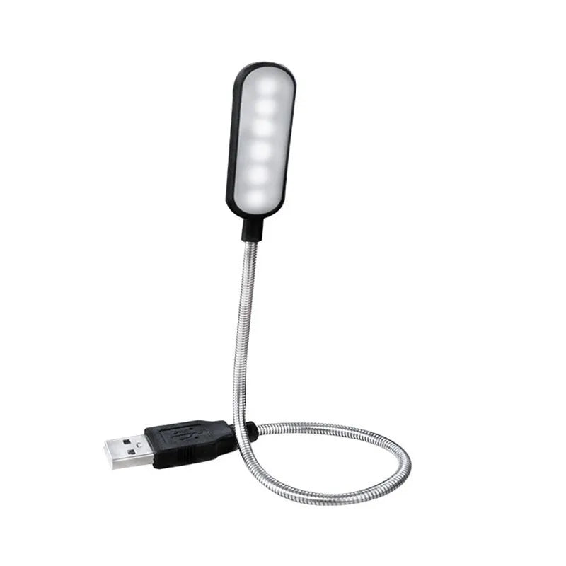 Portable USB LED Reading Lamp Mini Book Light Foldable Camping Night Lights Table Lamps For Power Bank PC Notebook Laptop