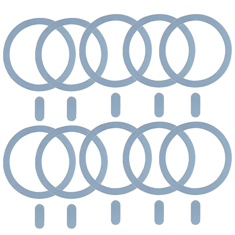 5/10Pcs Universal Metal Plate Ring for Magsafe Magnetic Wireless Charger Iron Sheet Sticker Car Phone Holder for IPhone 13 14 15