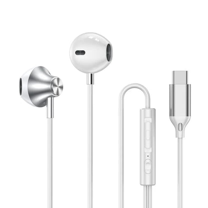 9D Stereo Type C & 3.5mm Gamers Headsets Wired Earphones In-ear Headphone HiFi Bass Earphone for Phone Earbud In Mic Handsfree