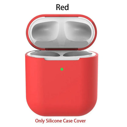 New Ultra Thin Slim Silicone Case Cover Wireless Earphones Pouch Protective Skin Sleeve Protector For Airpods 2