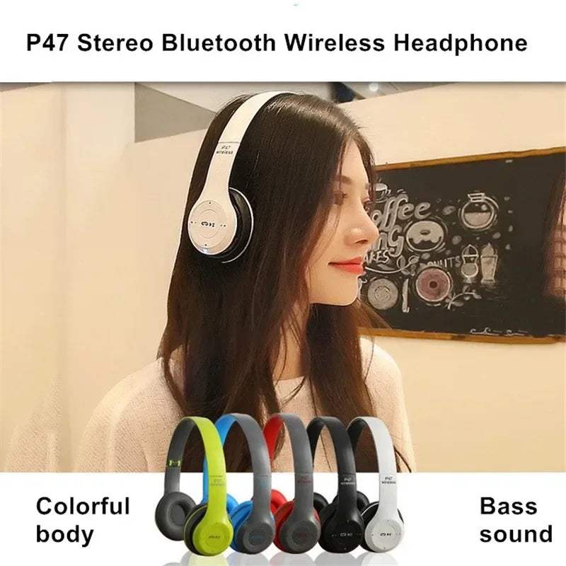 P47 Bluetooth 5.0 Wireless Headphone