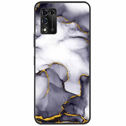For ZTE Libero 5G II Case Marble Soft Silicone Protective Back Covers for ZTE Libero 5G III A202ZT 2022 5GIII Flower Coque TPU