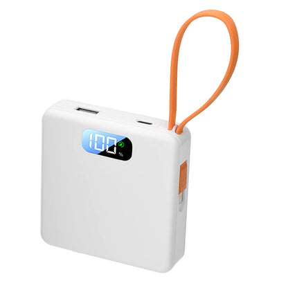 DIY Power Bank 18650 Removable Weld-Free Portable Battery Bank 22.5W Fast Charging 10000mAh Rechargeable Module with LCD Display