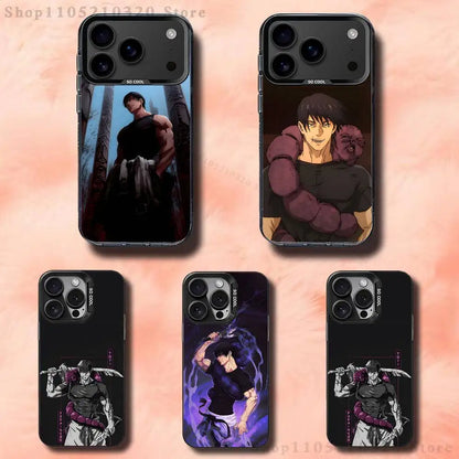 Toji Fushiguro J-Jujutsu Phone Case For iPhone 17,16,15,14,13,12,11,Pro,Max,Plus,E,Air,Mini Black Tpu Cover