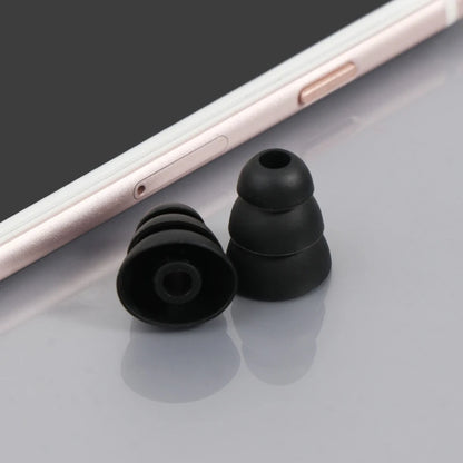 in-Ear Headphones Ear Tips Triple Flange Earpads Perfectly Fits for Earphones with Inner Hole from 3.8mm-4.5mm 896C