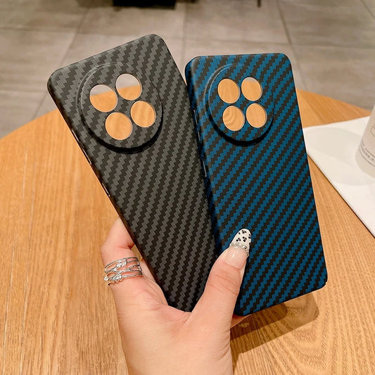 Carbon Fiber Case For Oneplus 13R Ultra Thin Hard PC Shell Anti Fingerprint Heat Dissipation Back Protection Fundas One plus 13