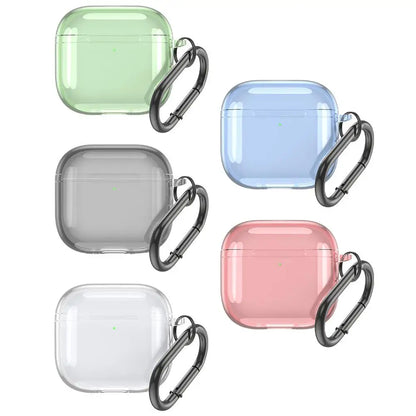 Earphone Protective Cover For Apple AirPods 4 2024 Charging Case Cover Transparent TPU Shockproof Wireless
