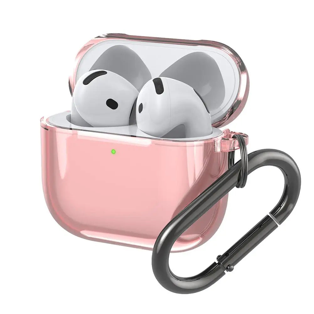 Earphone Protective Cover For Apple AirPods 4 2024 Charging Case Cover Transparent TPU Shockproof Wireless