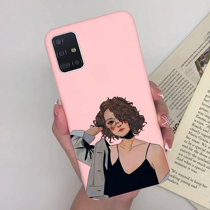 For Samsung Galaxy A51 Case Cover Soft Silicone TPU Bumper Phone Case for Samsung A31 A71 A515 A515F A 71 51 31 Coque Funda Capa