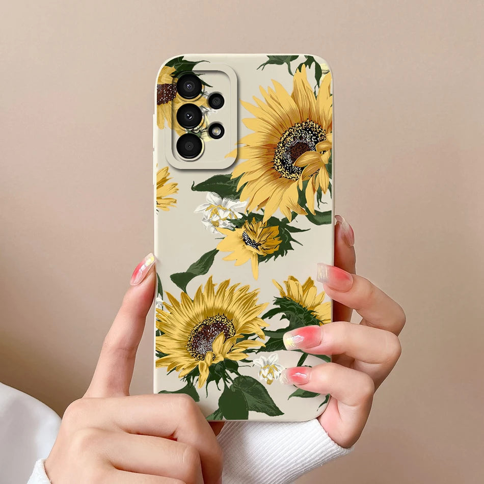 Case For Samsung Galaxy A13 A 13 4G 5G New Design Soft Liquid Silicone Full Coverage Back Cover Anti Slip Shockproof Bumper Capa