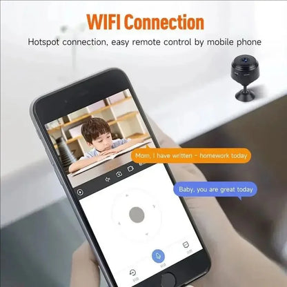 A9 Mini Camera HD 720P Intelligent Home Security IP WiFi Camera Monitor Mobile Remote Camera Mobile Remote Application