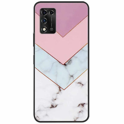 For ZTE Libero 5G II Case Marble Soft Silicone Protective Back Covers for ZTE Libero 5G III A202ZT 2022 5GIII Flower Coque TPU