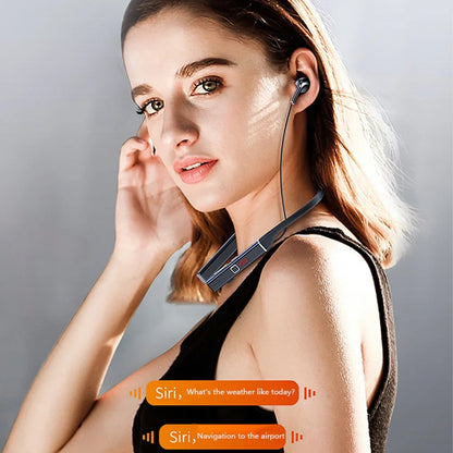 100 Hours Wireless Bluetooth Earphones Magnetic Neckband Sports Running Headset Waterproof Sport Earbuds s720 Noise Reduction