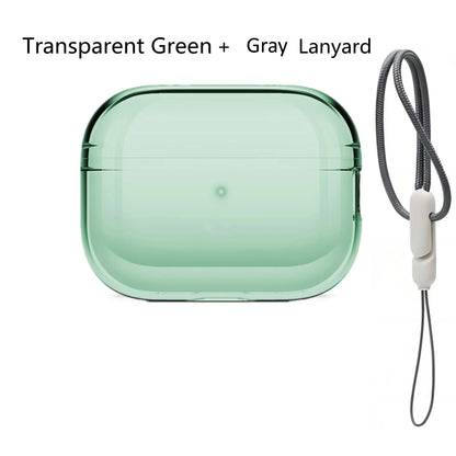 Colorful Transparent Protective Case Cover For Airpods Pro 2 TPU Soft Skin Shockproof Case Designed for Airpods Pro2 Earbuds