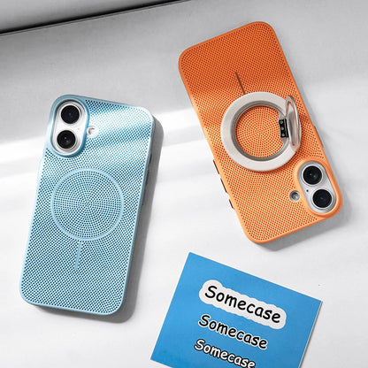 Summer Dopamine Colourway Breathable Case for iPhone 11 12 13 14 15 16 17 Pro Max Plus Ultra Thin Magnetic Charging Hard Cover