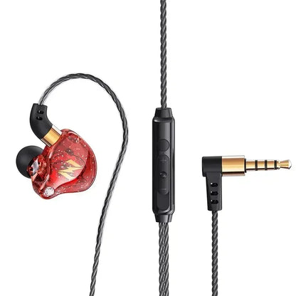 QKZ ZEN Dynamic Wired Earphones HIFI Heavy Bass Earbuds In Ear Monitor Sport Noise Cancelling Headset Gaming Headphones with Mic