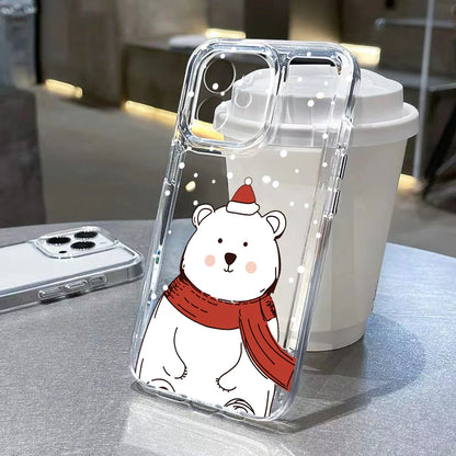 Merry Christmas Tree Santa Claus Phone Case For IPhone 17 Air 16 16E 15 14 Plus 13 12 11 Pro Max Case X XS XR 7 8 Plus Cover
