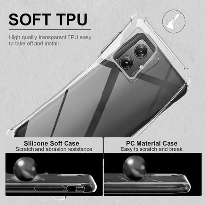 Clear Shockproof Phone Case For Motorola Moto Edge 30 Fusion 20 lite 40 Neo 50 Pro Silicone Case Back Cover Slim TPU Thick Shell