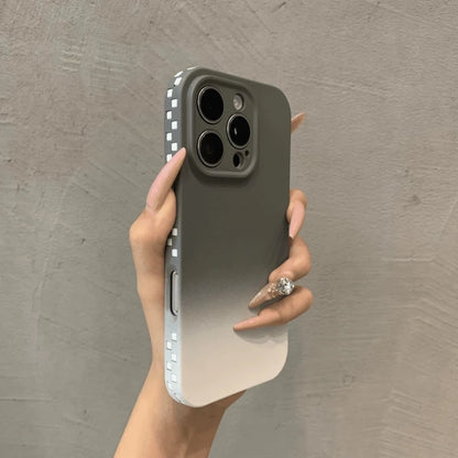 Luxury Liquid Silicone Gradient Color Phone Case For iPhone 13 14 15 16 17 Pro Max Air Plus Soft Candy Bumper Cases Cover
