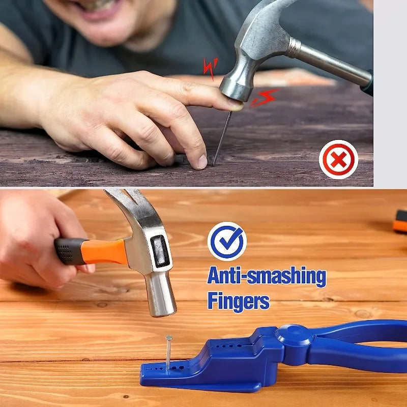 New Nailing Auxiliary Clamp Fixing Tool Nail Clamp Safety Hand Guard Hammer-proof Stepped Clamp