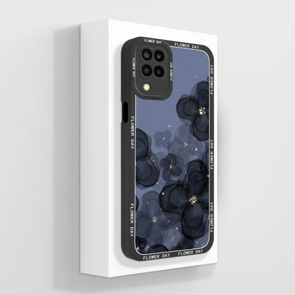 Cases For Samsung Galaxy A12 M12 F12 Back Cover Fashion Avocado Design Matte Liquid Silicone Soft Screen Protector Bumper Fundas