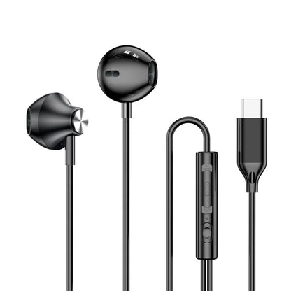 9D Stereo Type C & 3.5mm Gamers Headsets Wired Earphones In-ear Headphone HiFi Bass Earphone for Phone Earbud In Mic Handsfree