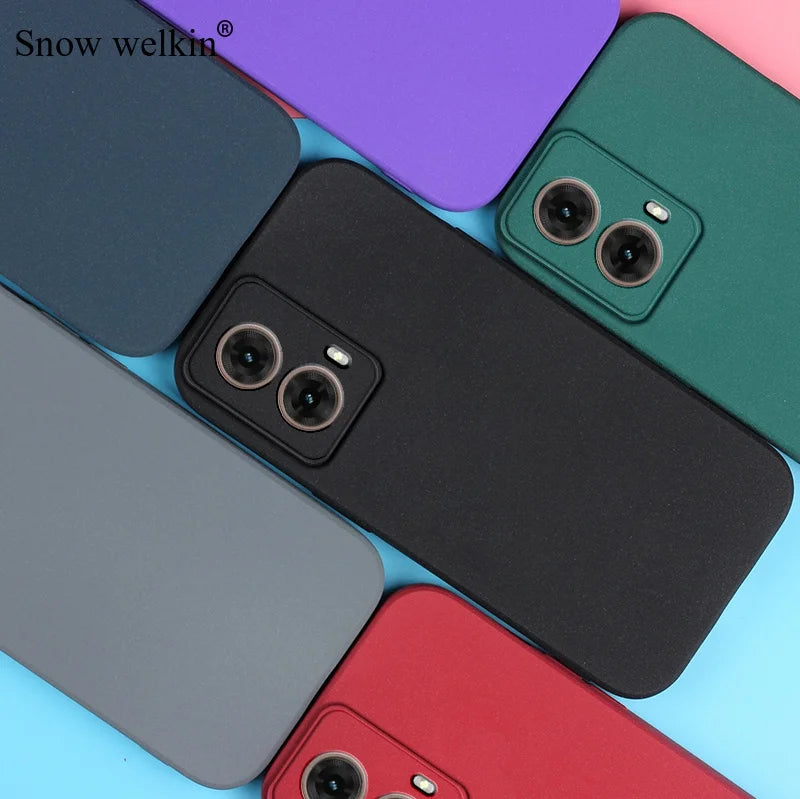 For Moto G85 Sand Matte Soft Silicon Full Protect Shockproof Anti-Slip Case For Motorola Moto G85 G55 G35 G75 G45 5G Phone Cover