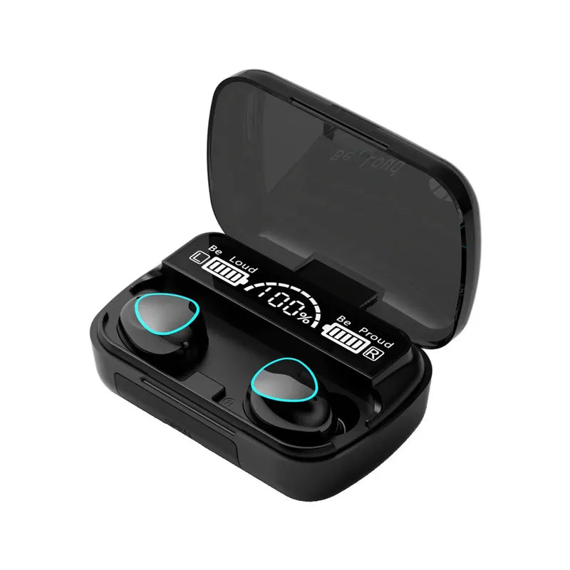 Bluetooth headset TWS hands-free LED Dispay headset Bluetooth HiFi stereo music wireless earplug game headset