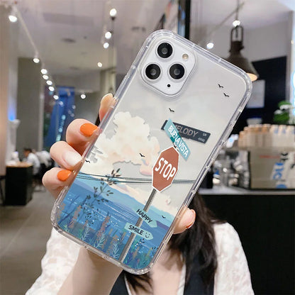 For Samsung S23 S25 Ultra Case Anime Landscape Phone Case For Samsung Galaxy S24 S22 Ultra S20 S21 FE S23Ultra S 23 Plus Covers