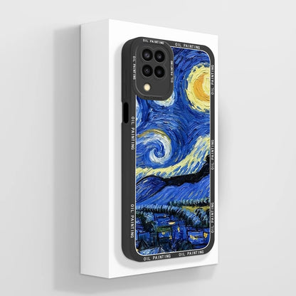 Cases For Samsung Galaxy A12 M12 F12 Back Cover Fashion Avocado Design Matte Liquid Silicone Soft Screen Protector Bumper Fundas
