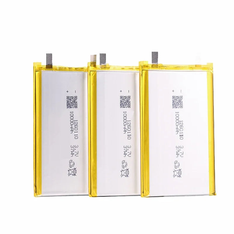 High Qulity 3.7V 10000mAH 1260110 Polymer lithium ion Li-ion Rechargeable battery for TOY POWER BANK GPS Table E-book Batteries