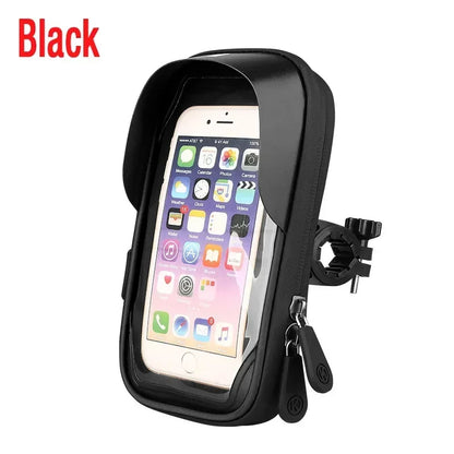 Waterproof 360° Rotation Bicycle Motorcycle Front Frame Phone Holder Easy Universal Navigation Smartphone Bracket For All Phones
